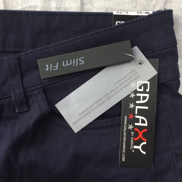 NWT Men’s Navy Slim Fit Pant - Picture 3 of 8